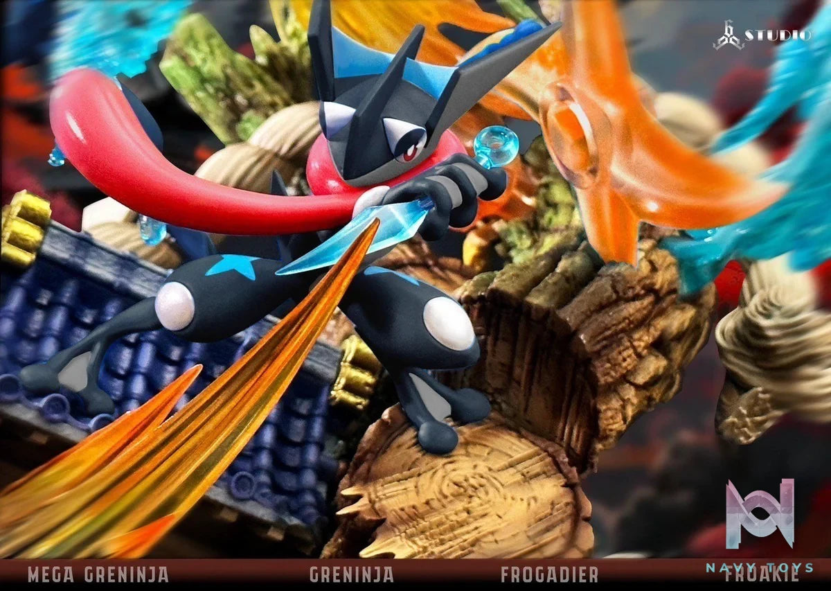 666 Studio - Mega Greninja - Pokemon resin statue 666 Studio anime figure