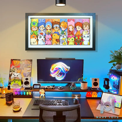 KALA HOME Studio – Digimon Multiple Characters #03 3D Decorative Painting Digimon
