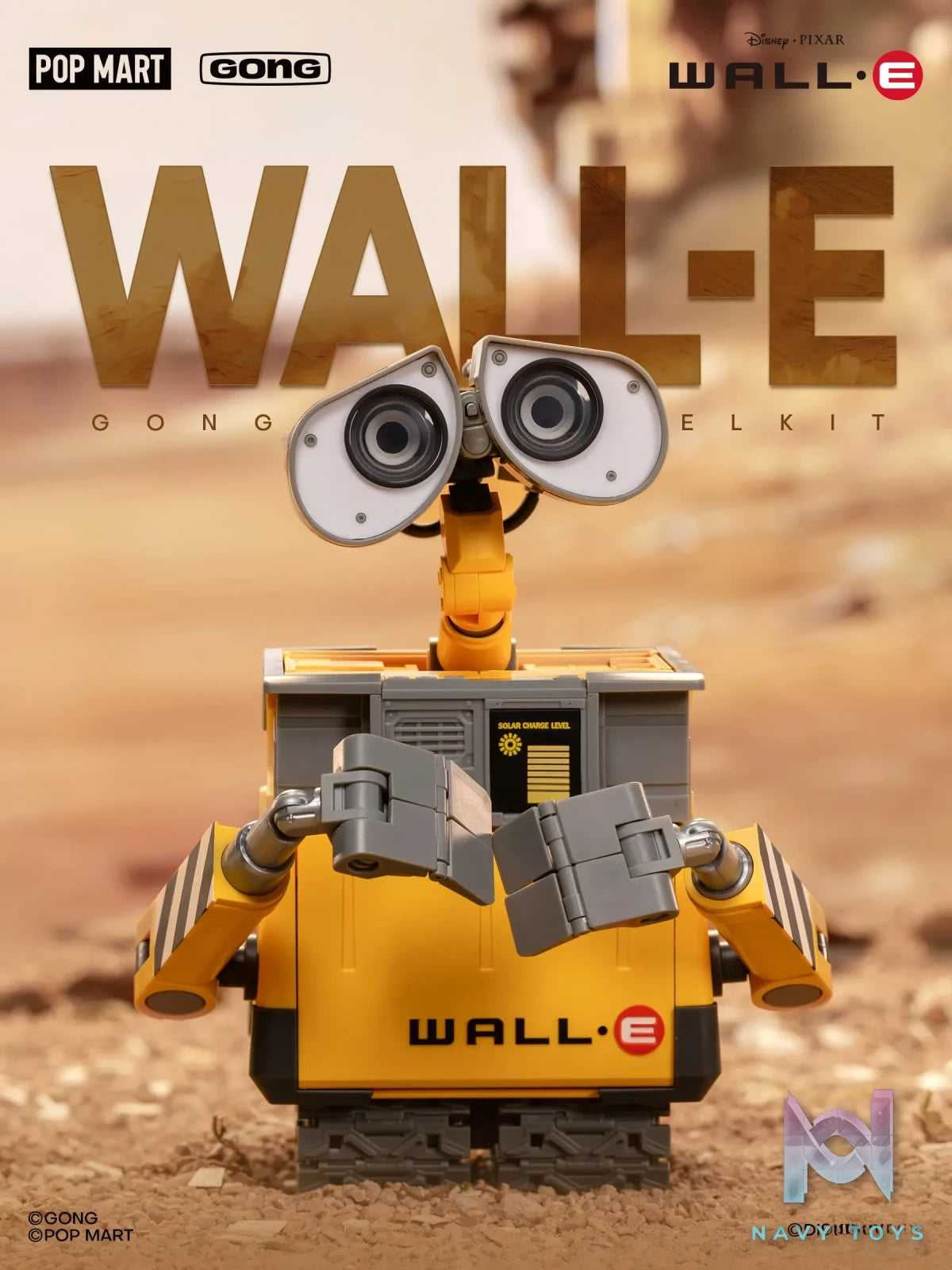 GONG Studio – WALL E WALL-E Plastic Model Kit (Licensed)