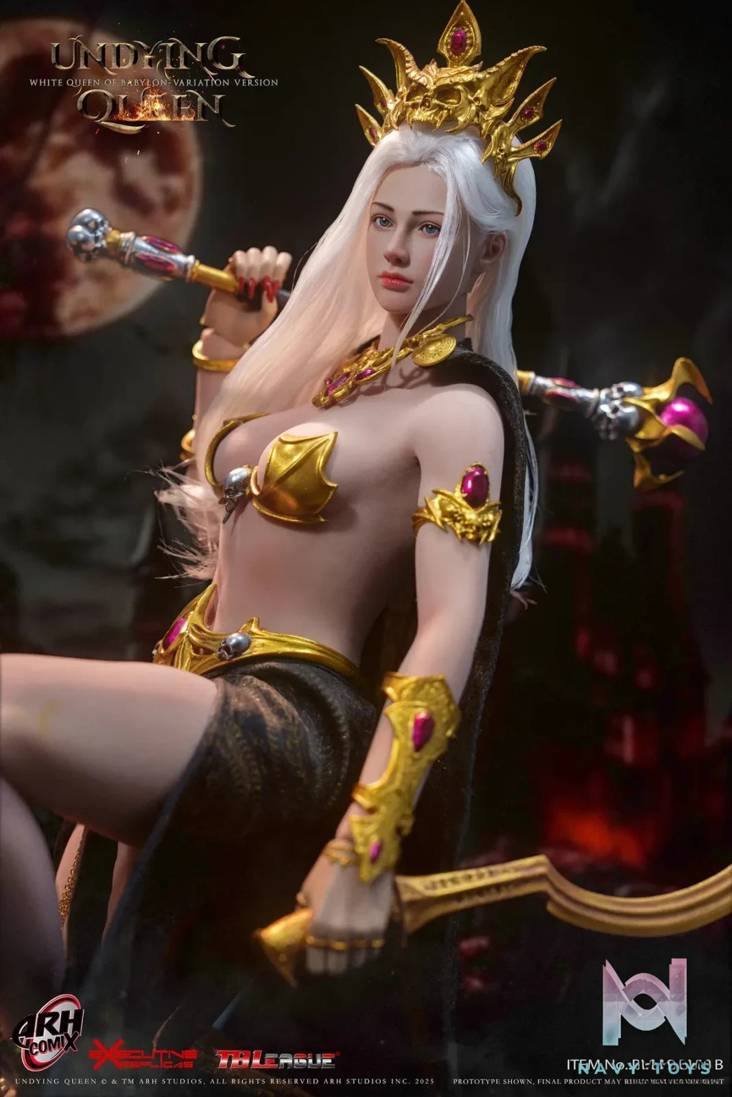TBLeague – WHITE QUEEN OF BABYLON official version/variation version 1/6 Scale Action Figure PL2025-229A & PL2025-229B (Licensed)