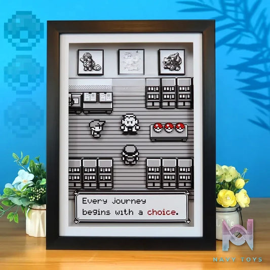 KALA HOME Studio – “A Choice” Pokémon Red Version 3D Decorative Painting Pokémon