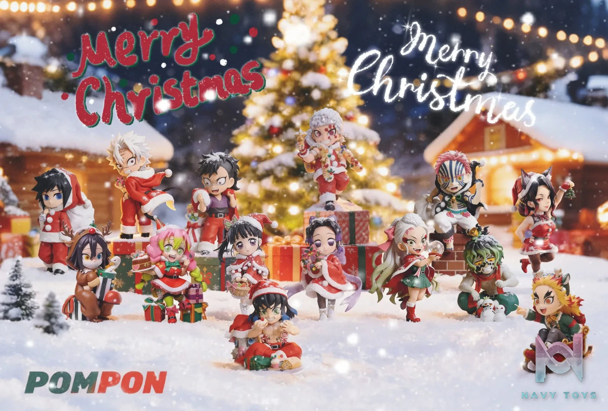 PomPon Studio – Muzan Kibutsuji X Akaza Christmas Series Demon Slayer