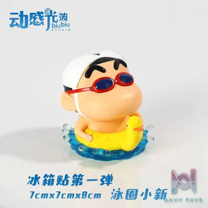 Biubiu Studio – Crayon Shin-chan Fridge Magnet Series 01 Swimming Ring Shinnosuke