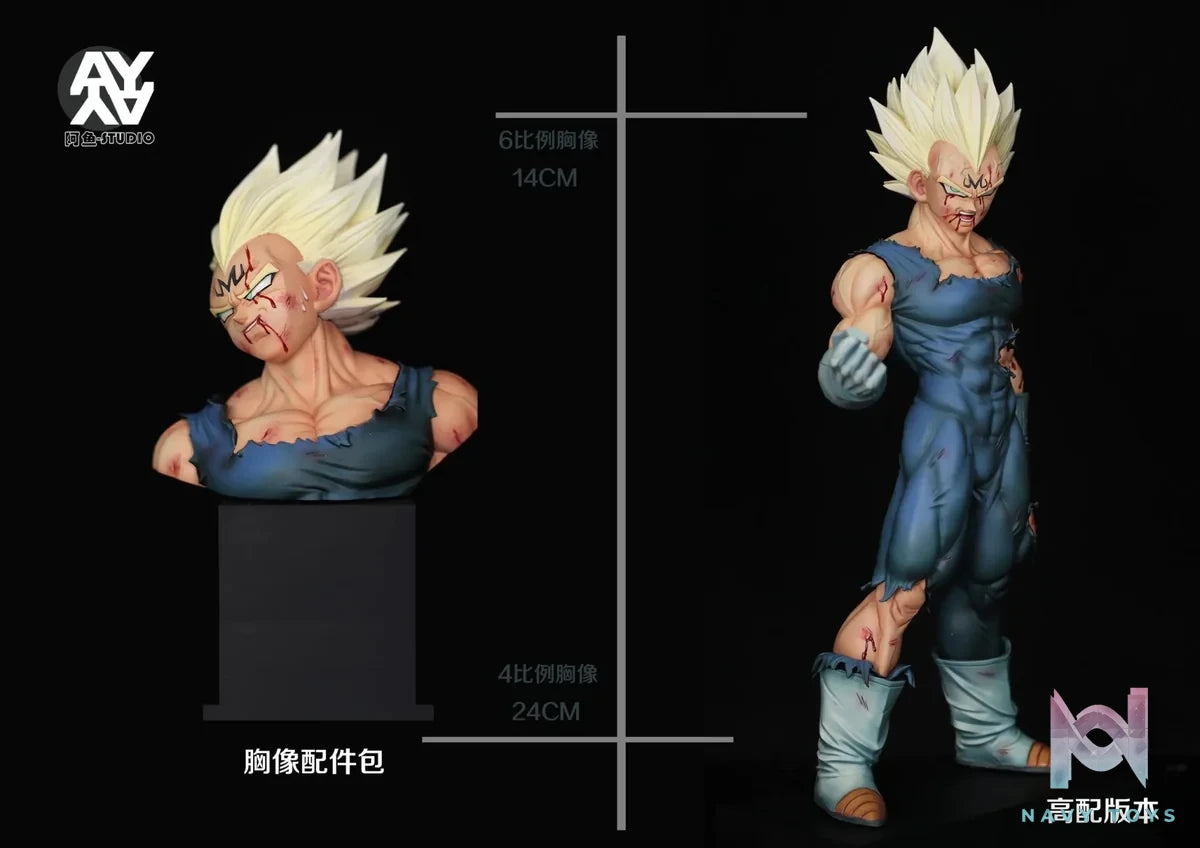 A yu Studio - Dragon Ball Goodbye Vegeta resin statue Navy Toys anime figure