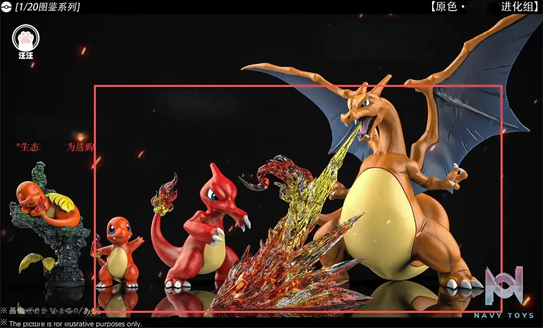 Wang Wang Studio – Charizard Evolution Set Pokémon