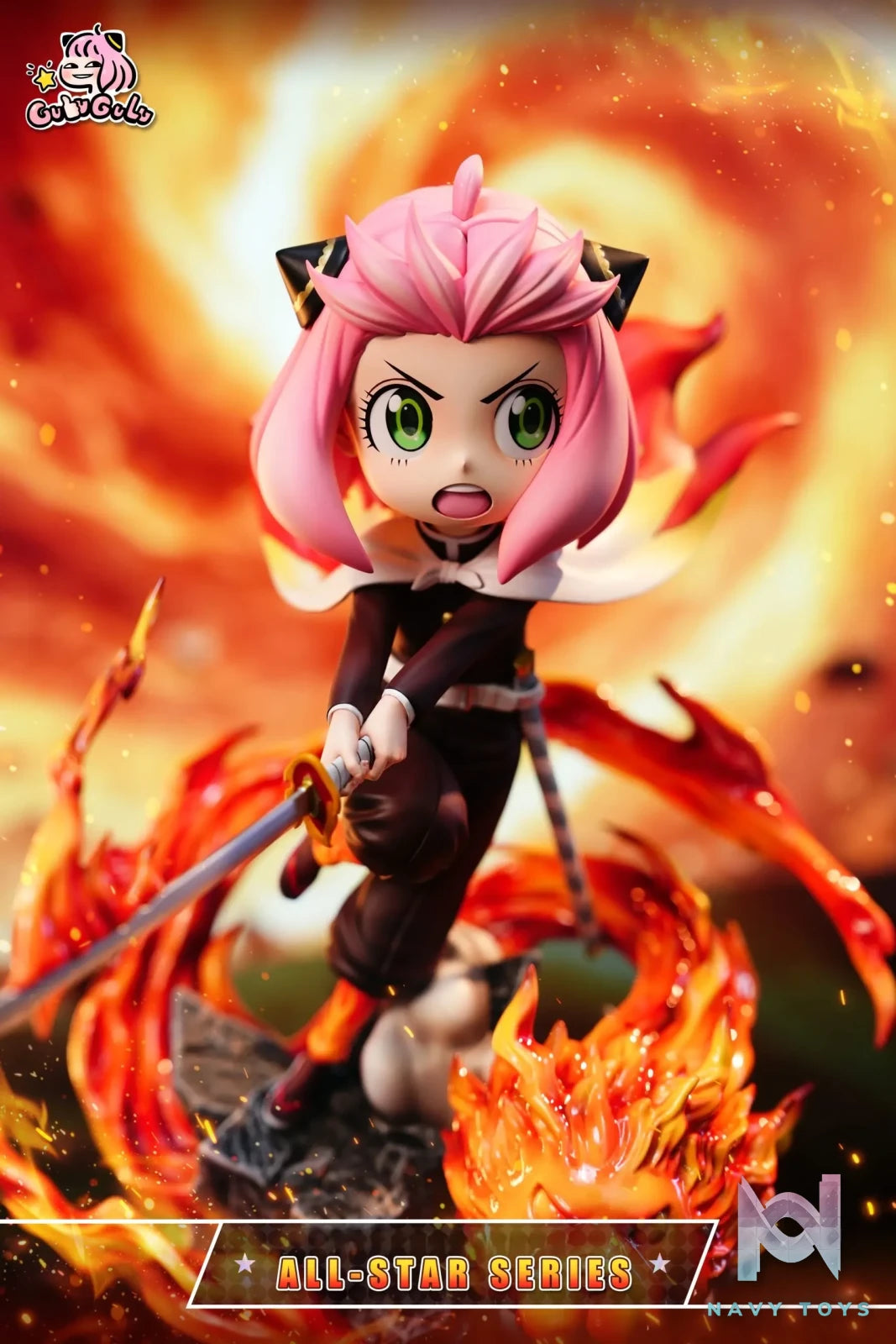 GULUGULU Studio – Anya Cosplay Demon Slayer Kyojuro Rengoku Spy x Family