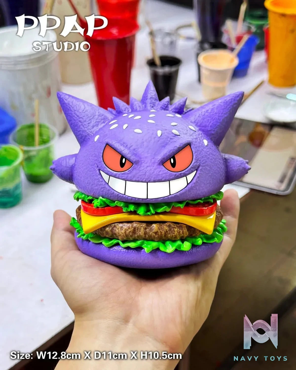 Gengar Hamburger resin statue ppap studio anime figure