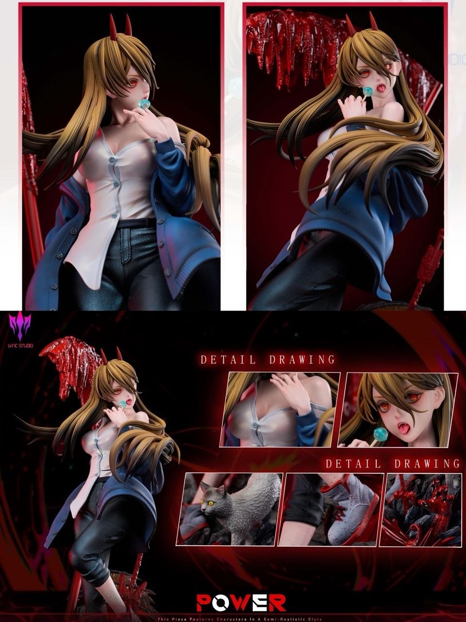 Power - Chainsaw Man - Lync Studio resin statue Lync Studio anime figure