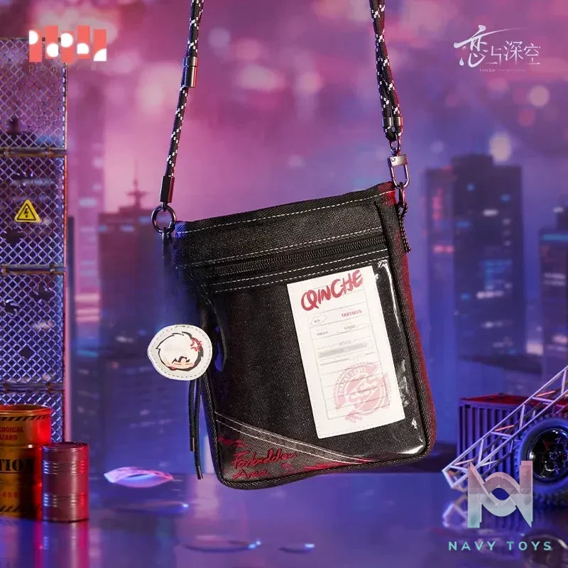 Paper Presented – Love and Deepspace Restricted Zone Series Denim Crossbody Bag (Licensed)