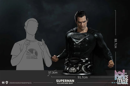 Infinity Studio – DC Series Zack Snyder’s Justice League Superman 1:1 Life Size Bust (Licensed)