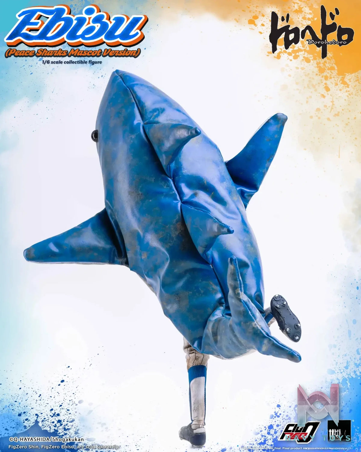 Threezero – Dorohedoro FigZero Ebisu (Peace Sharks Mascot Version) 3Z07150W0 (Licensed)