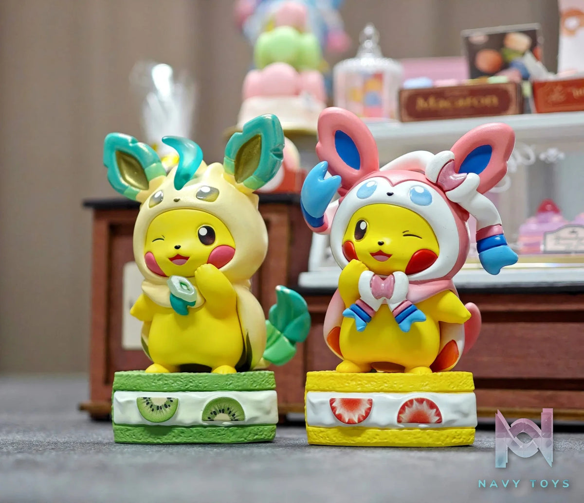 Qing Niao Studio – Plain Glitter Eevee Family Pikachu Costume Set, Arcanine Costume Set Pokémon