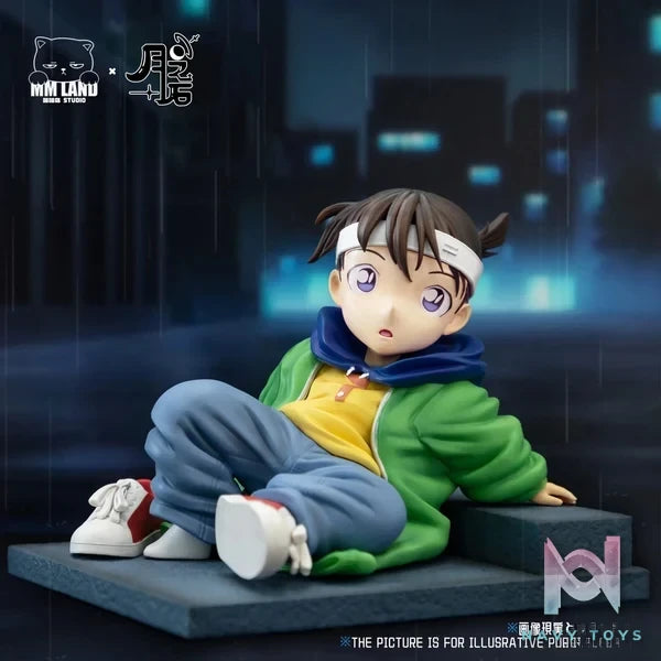 MMLAND Studio - Detective Conan Smaller Shinichi resin statue Navy Toys anime figure
