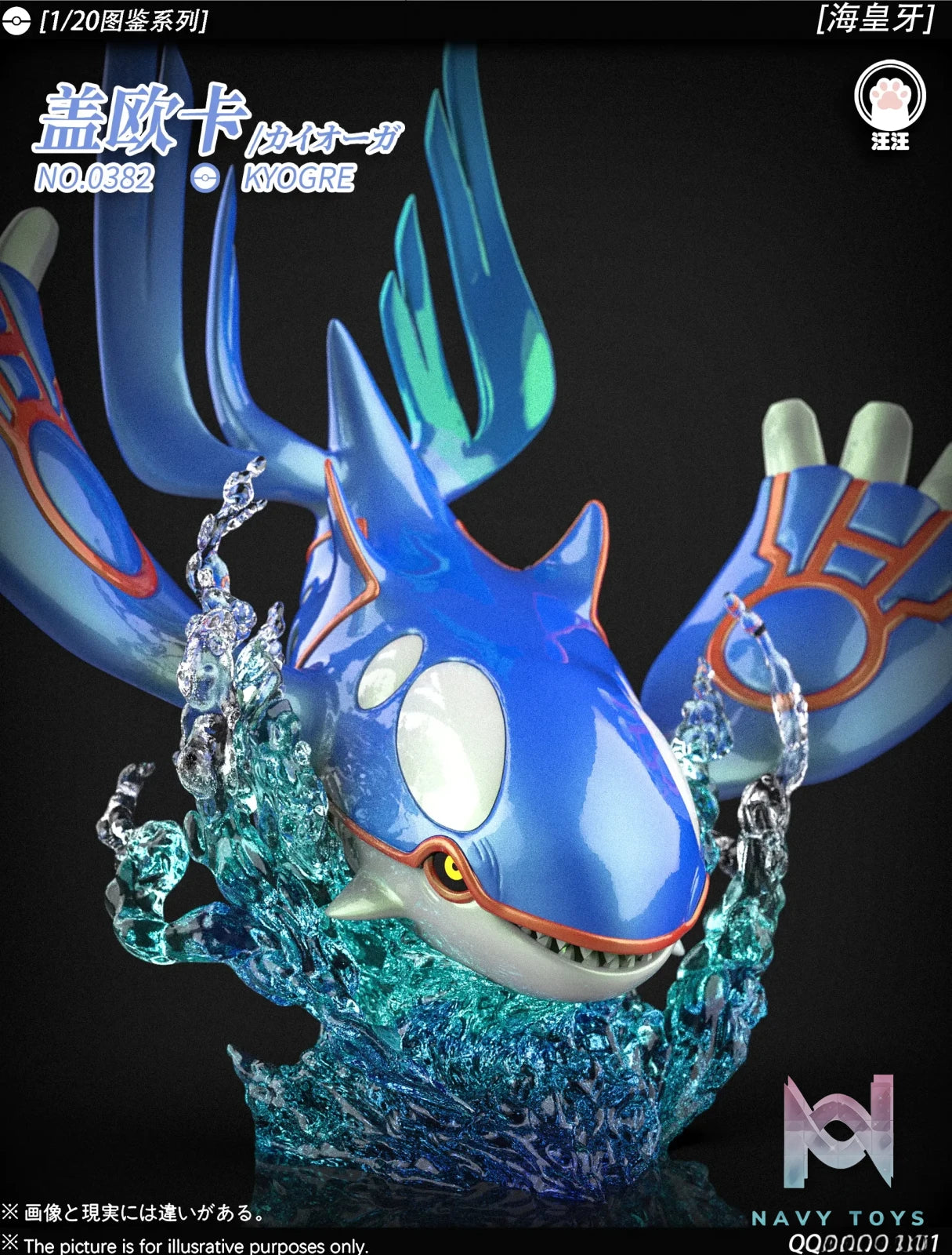 WangWang Studio – Kyogre Pokémon