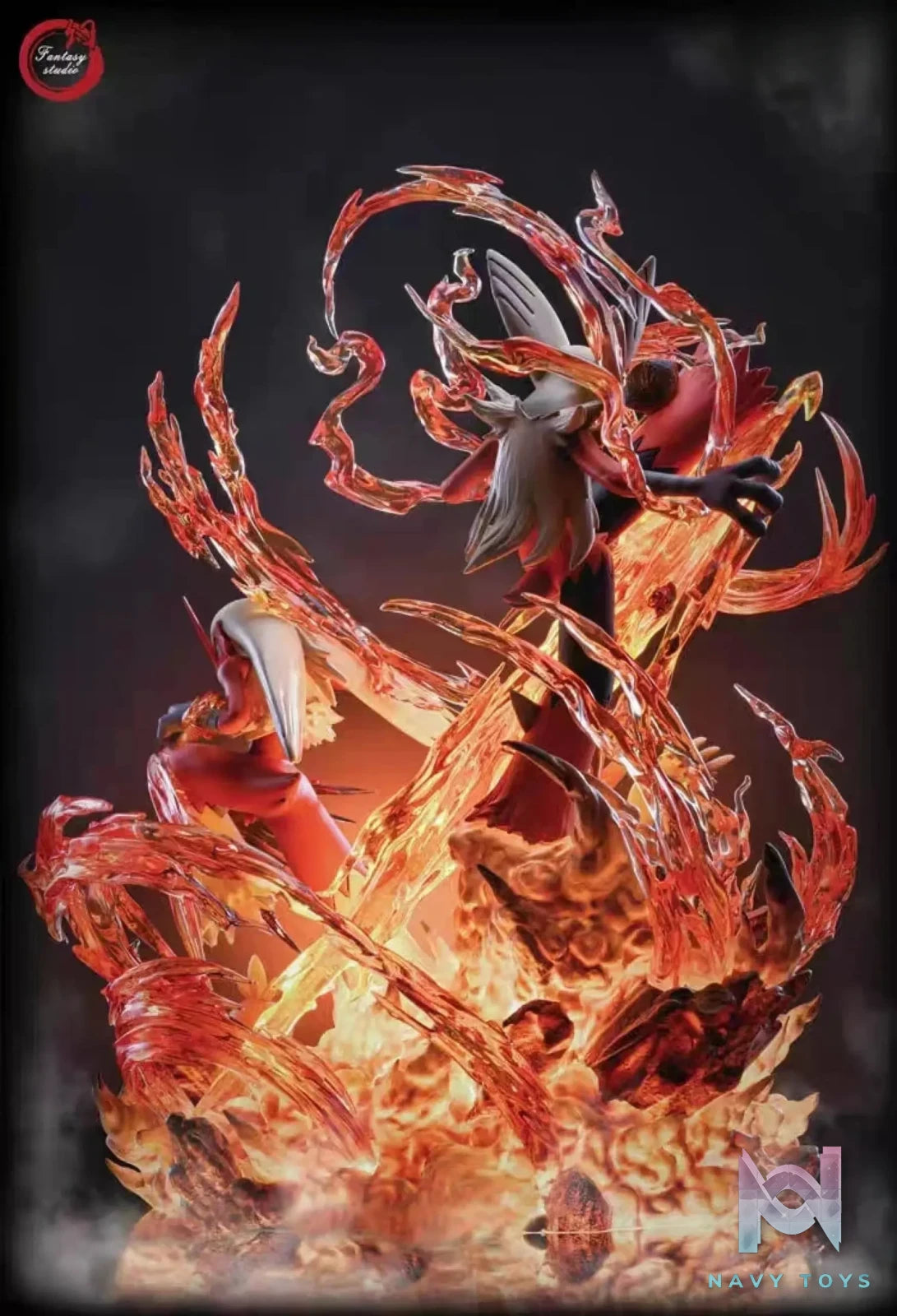 Fantasy Studio – Pokémon GX Evolution Series – Blaziken Family “Blaze Kick”