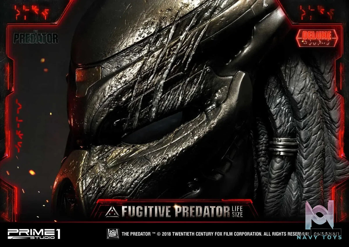 Prime 1 Studio – Life Size Bust The Predator (Film) Fugitive Predator LSTPR-01 LSTPR-01DX (Licensed)