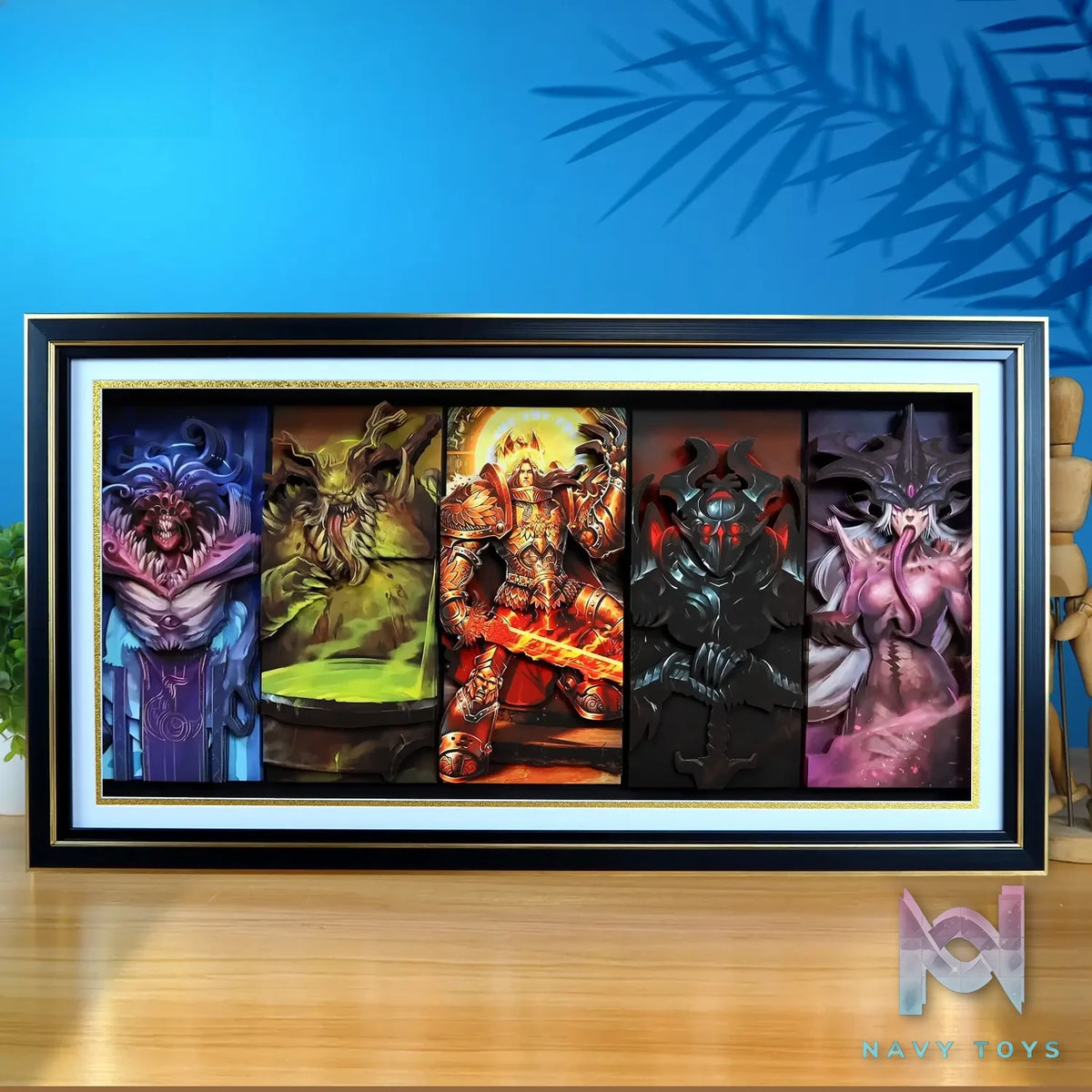 KALA HOME Studio – Warhammer 40000 Multiple Characters 3D Decorative Painting