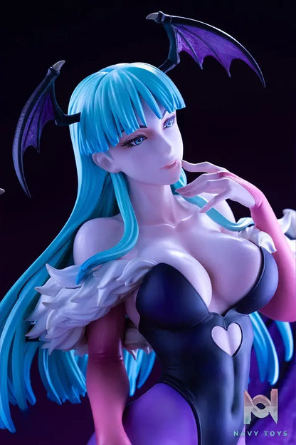 Kotobukiya – Darkstalkers Morrigan Aensland X Lilith 1/7 Complete Figure (Licensed)