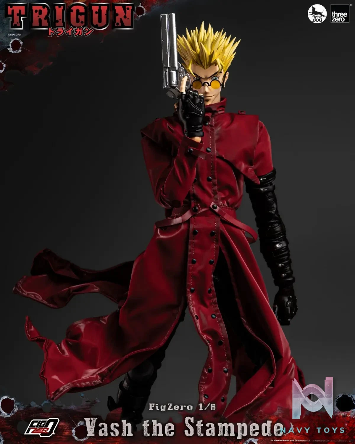 Threezero – TRIGUN FigZero 1/6 Vash the Stampede 3Z05880C0 (Licensed)