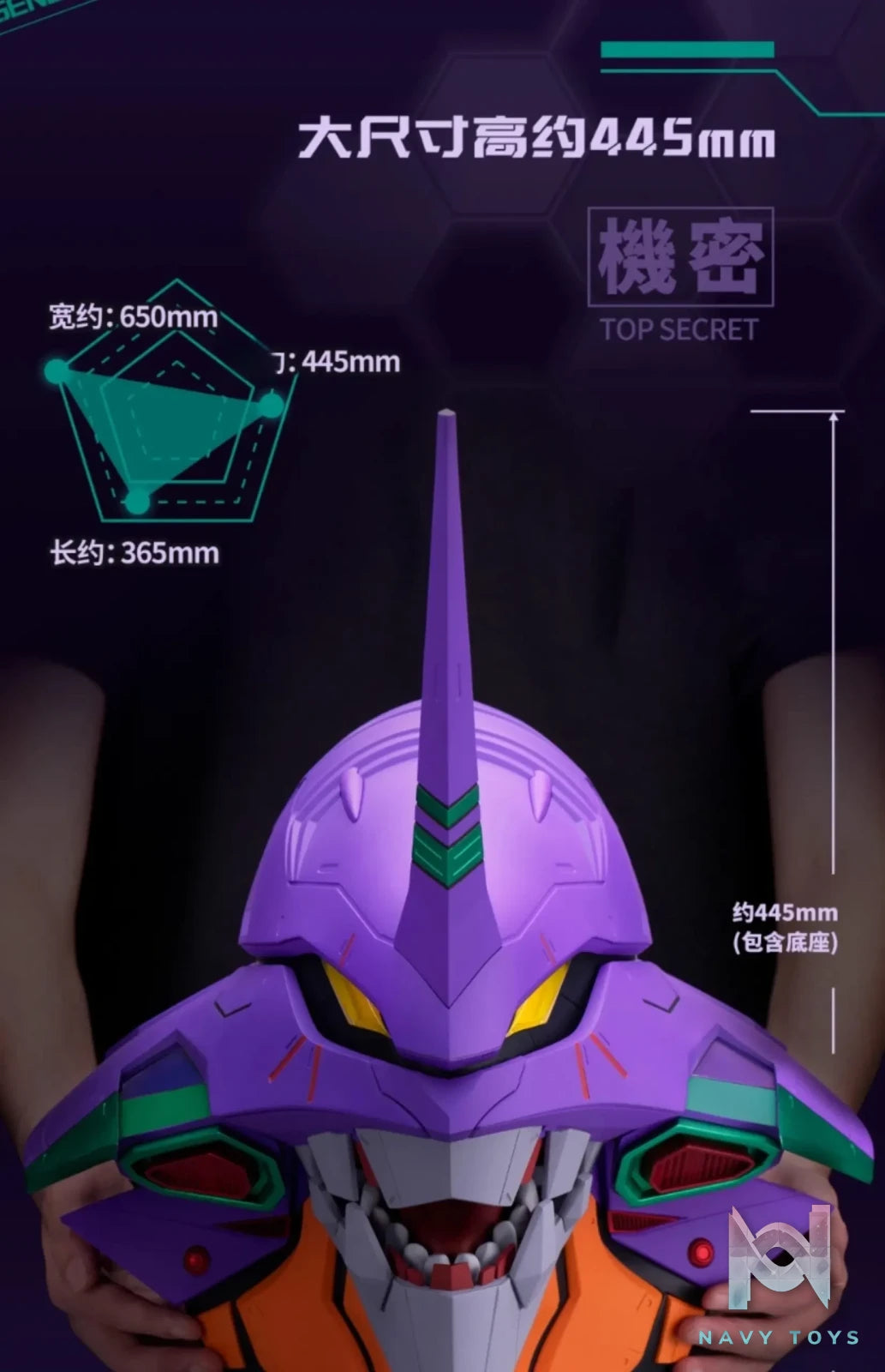 BANDAI & BN HEAD Collection – Neon Genesis Evangelion Experimental Type-01 Head TYPE-01 Ver. (Licensed)