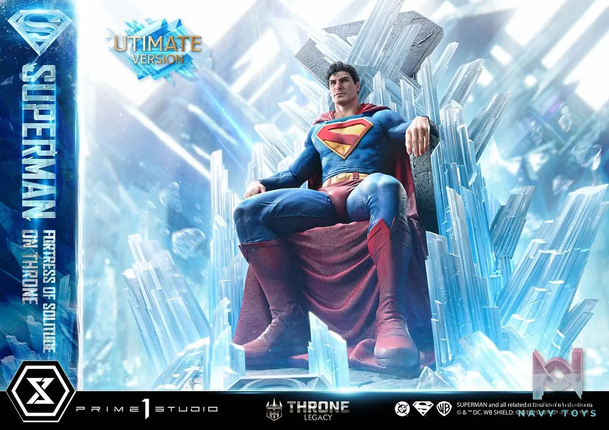 Prime 1 Studio – Superman (Comics) Superman Fortress of Solitude on Throne (Design by Gabriele Dell’Otto) TLCDC-08 TLCDC-08UT TLCDC-08UTS (Licensed)