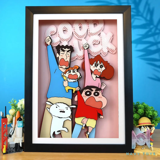 KALA HOME Studio – Crayon Shin-chan Multiple Characters #15 3D Decorative Painting Crayon Shin-chan