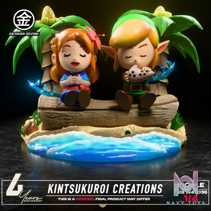 Kintsukuroi Creations Studio – The Legend of Zelda LINK AND MARIN 14 DIORAMA