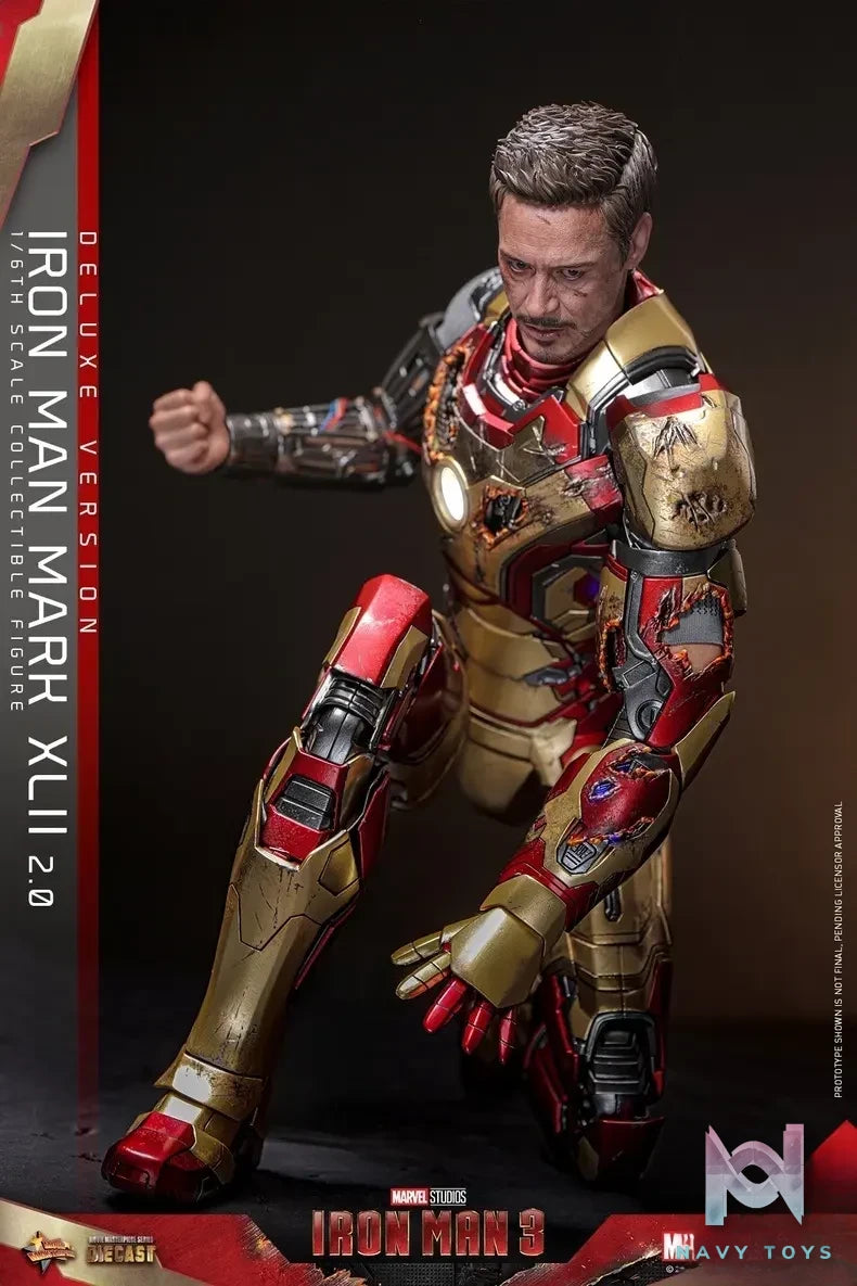 Hottoys Studio – Marvel Iron Man3 Iron Man Mark42 (2.0) MMS758D65 (Licensed)