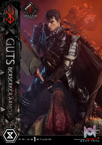 Ultimate Premium Masterline Berserk Guts, Berserker Armor Unleash Edition UPMBR-17 UPMBR-17DX(Licensed) - Prime 1 Studio resin statue Navy Toys anime figure