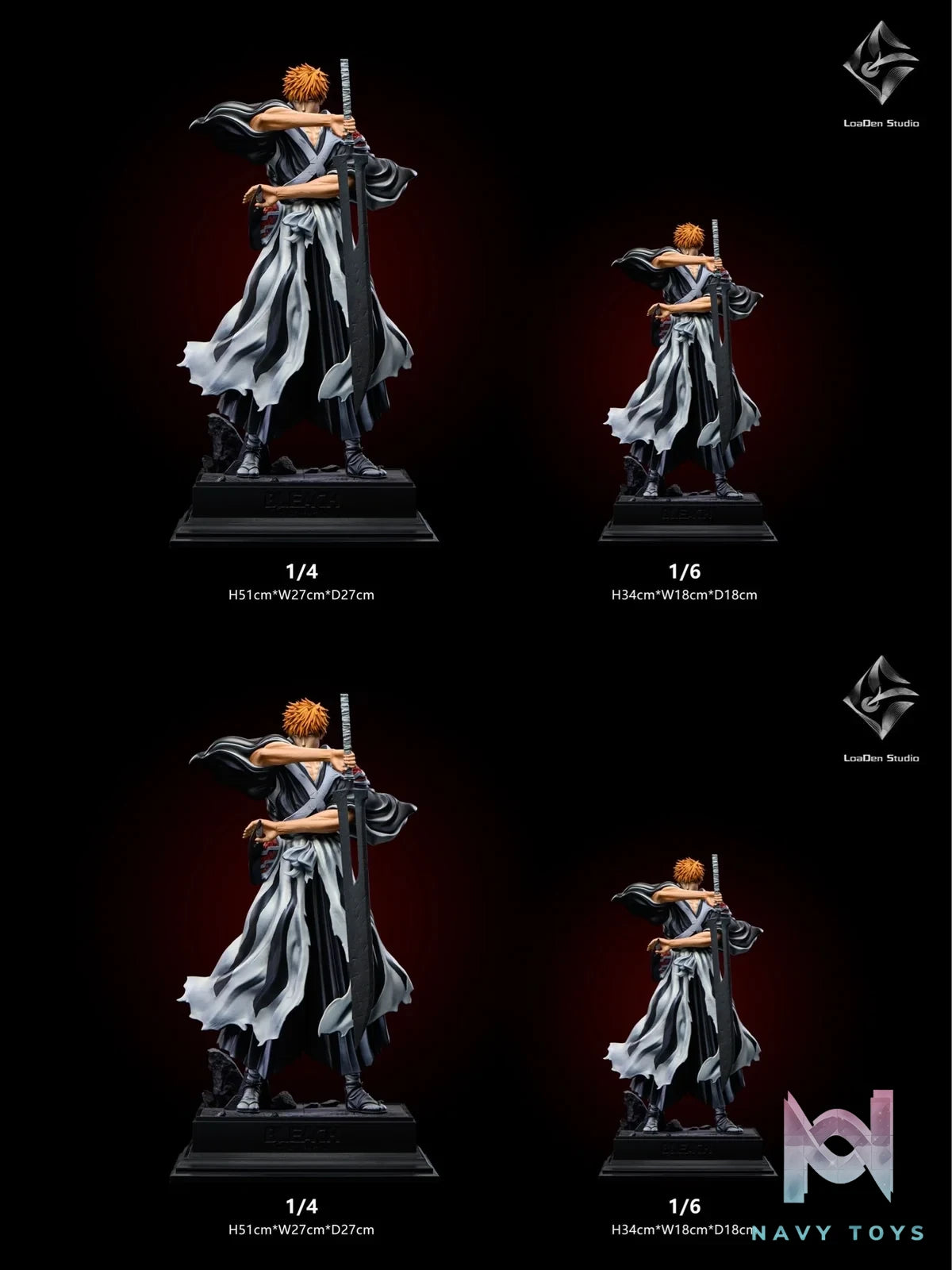 Kurosaki Ichigo - Bleach - LoaDen Studio resin statue loaden Studio anime figure