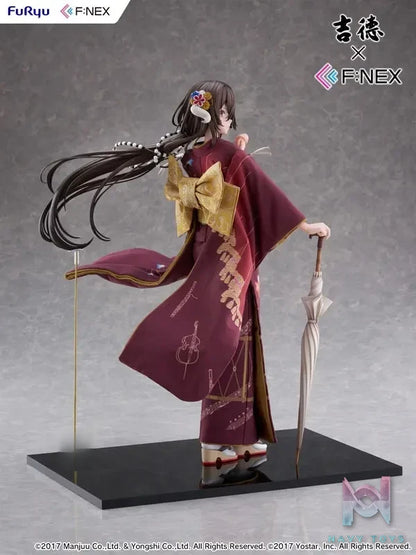 FURYU – Yoshitoku x F:NEX Mikasa blue flower komachi ver -Japanese Doll- 1/4 Scale Figure (Licensed)