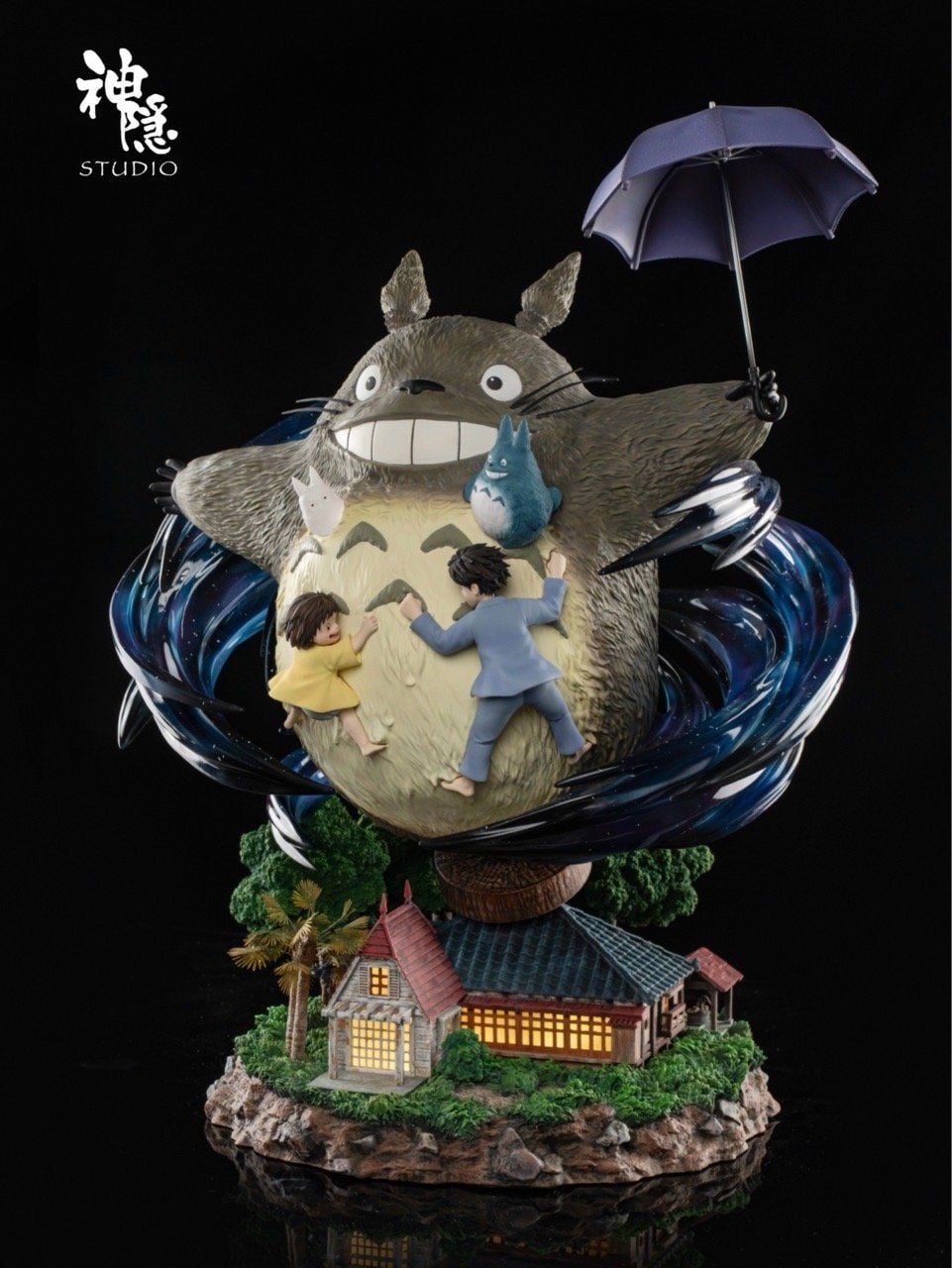 Totoro Night Tour - My Neighboir Totoro - ShenYin Studio resin statue shenyin studio anime figure