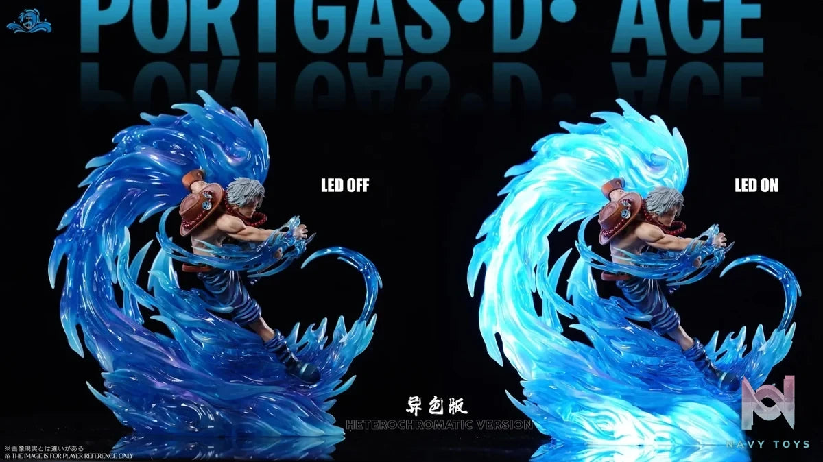 Po Lang Studio - One Piece Portgas D. Ace Dual Version resin statue Navy Toys anime figure