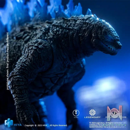 HIYA Studio – Exquisite Basic Series None Scale 7 Inch Godzilla vs Kong Heat Ray Godzilla Translucent Ver. Action Figure EBG0070