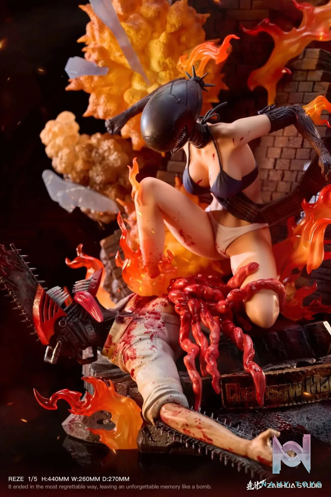 Reze resin statue ZaoHua Studio anime figure
