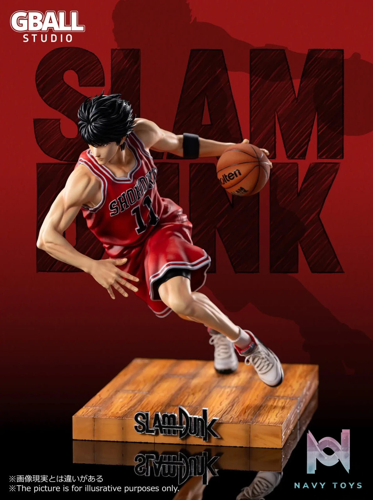 GBALL Studio – Slam Dunk Series 001 Hanamichi Sakuragi & 002 Kaede Rukawa