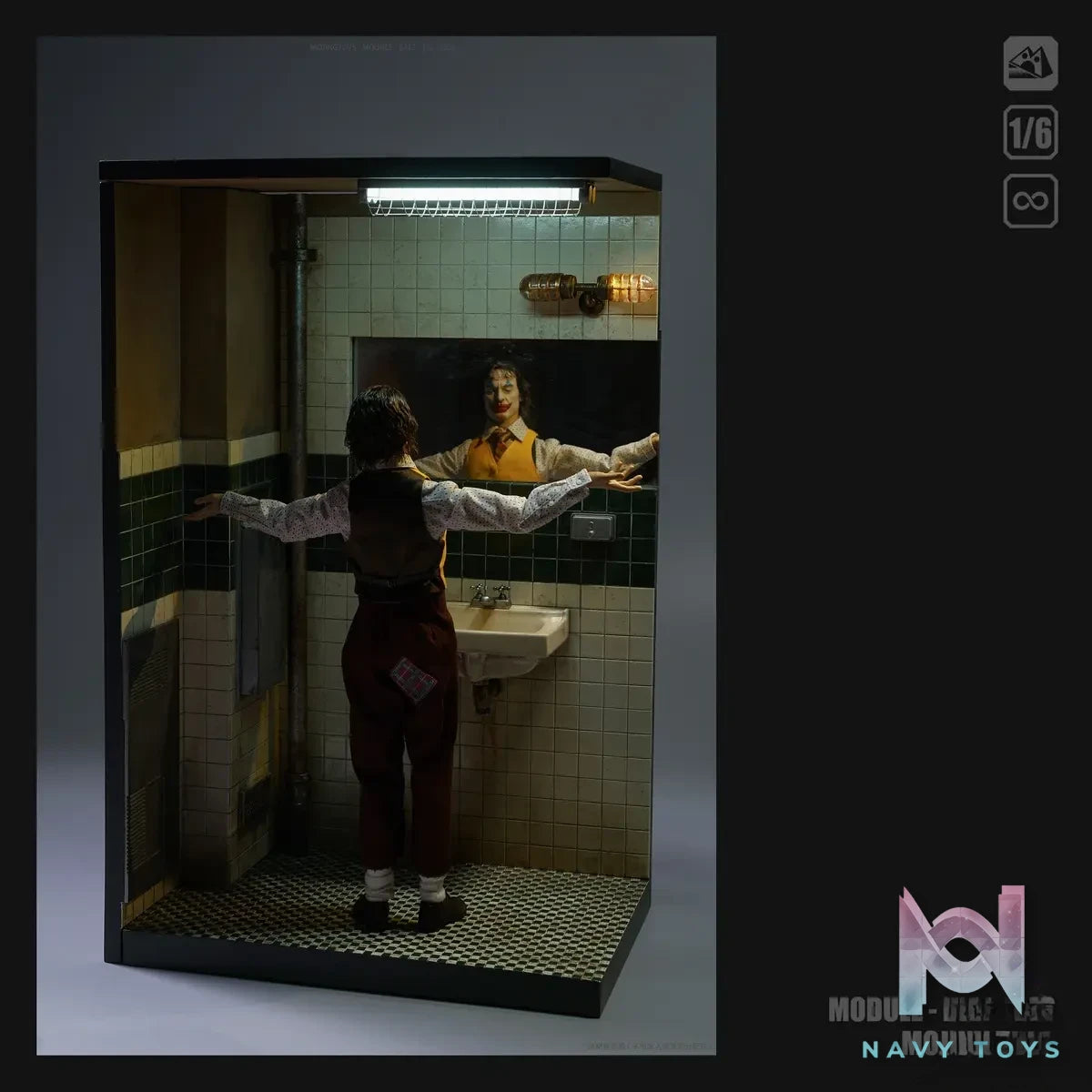MOjingToys – 1/6 Modular Series – JOKER Bathroom Scene Base L012 (Licensed)