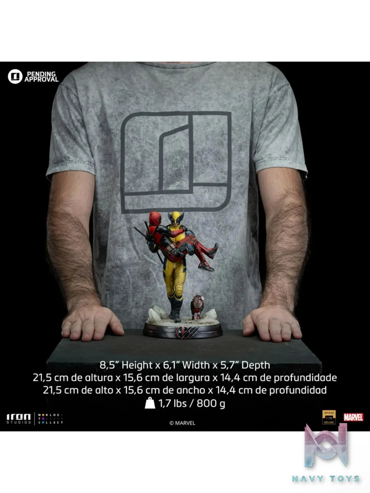 Iron Studio – Marvel Deadpool and Wolverine Statue MARCAS104724-10 (Licensed)