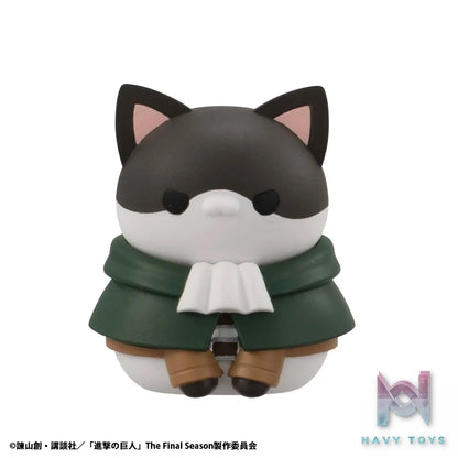 Megahouse – MEGA CAT PROJECT Attack on Titan Shingeki no Nyanko Survey Corps Group danyan! 8Pack BOX (Licensed)