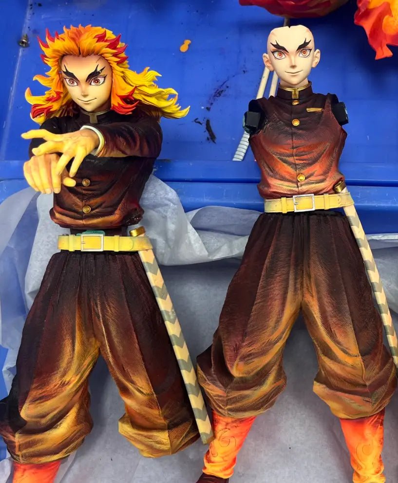 FXW Studio - Demon Slayer Nine Hashira Series Flame Hashira Rengoku Kyojuro resin statue Navy Toys anime figure