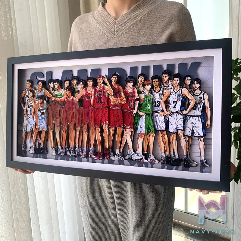 KALA HOME Studio – Slam Dunk Multiple Characters #08 3D Decorative Painting Slam Dunk