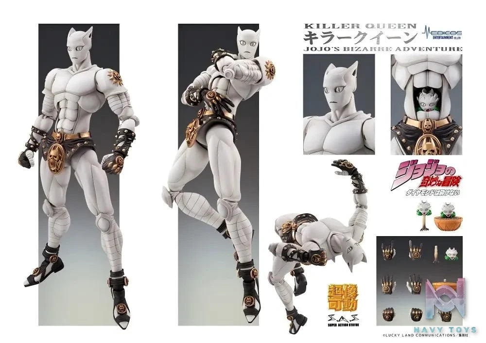 MEDICOS-E – Super Action Statue JoJo’s Bizarre Adventure Part 4 Killer Queen X Yoshikage Kira (Licensed)