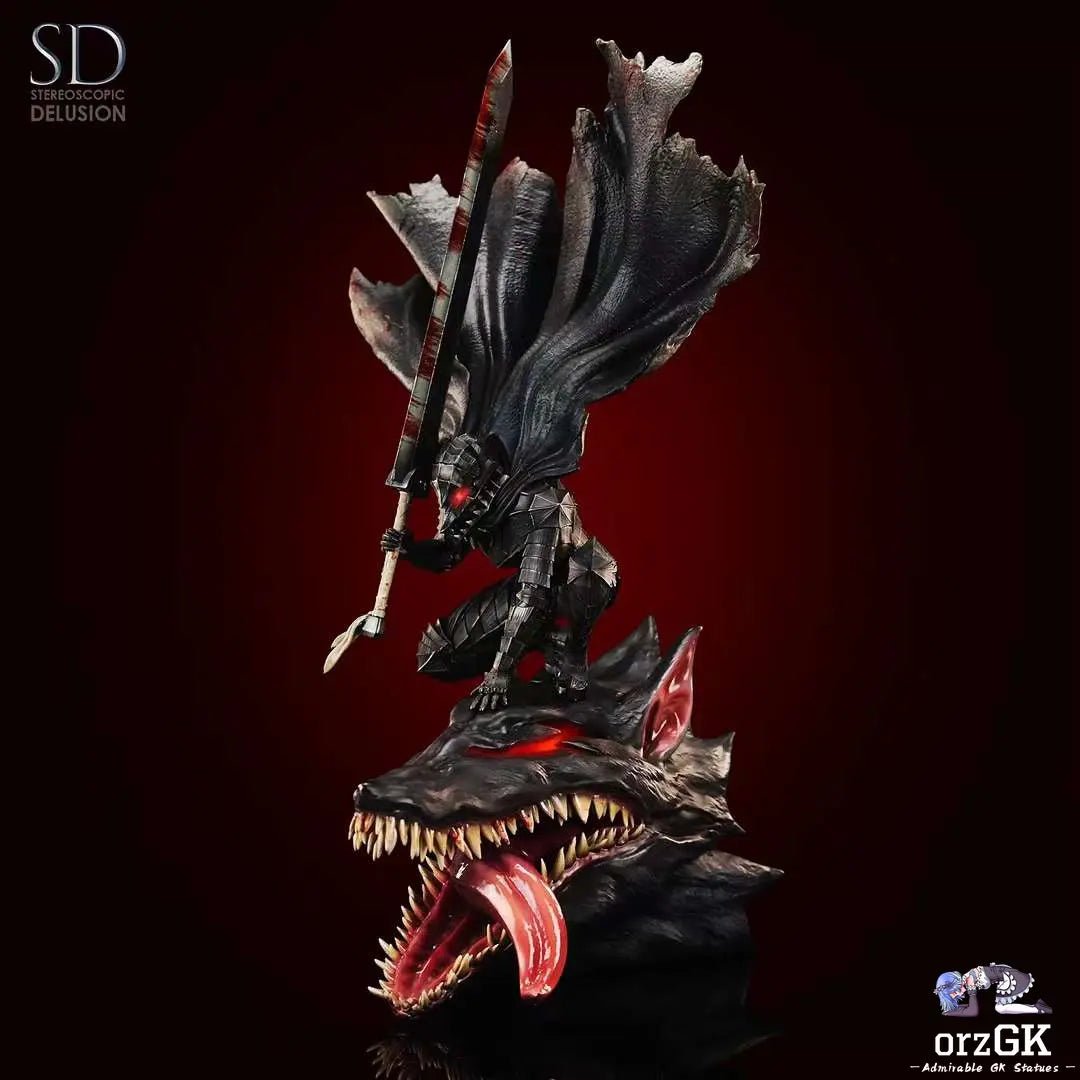 Guts - Berserk - Stereoscopic Delusion Studio resin statue Navy Toys anime figure