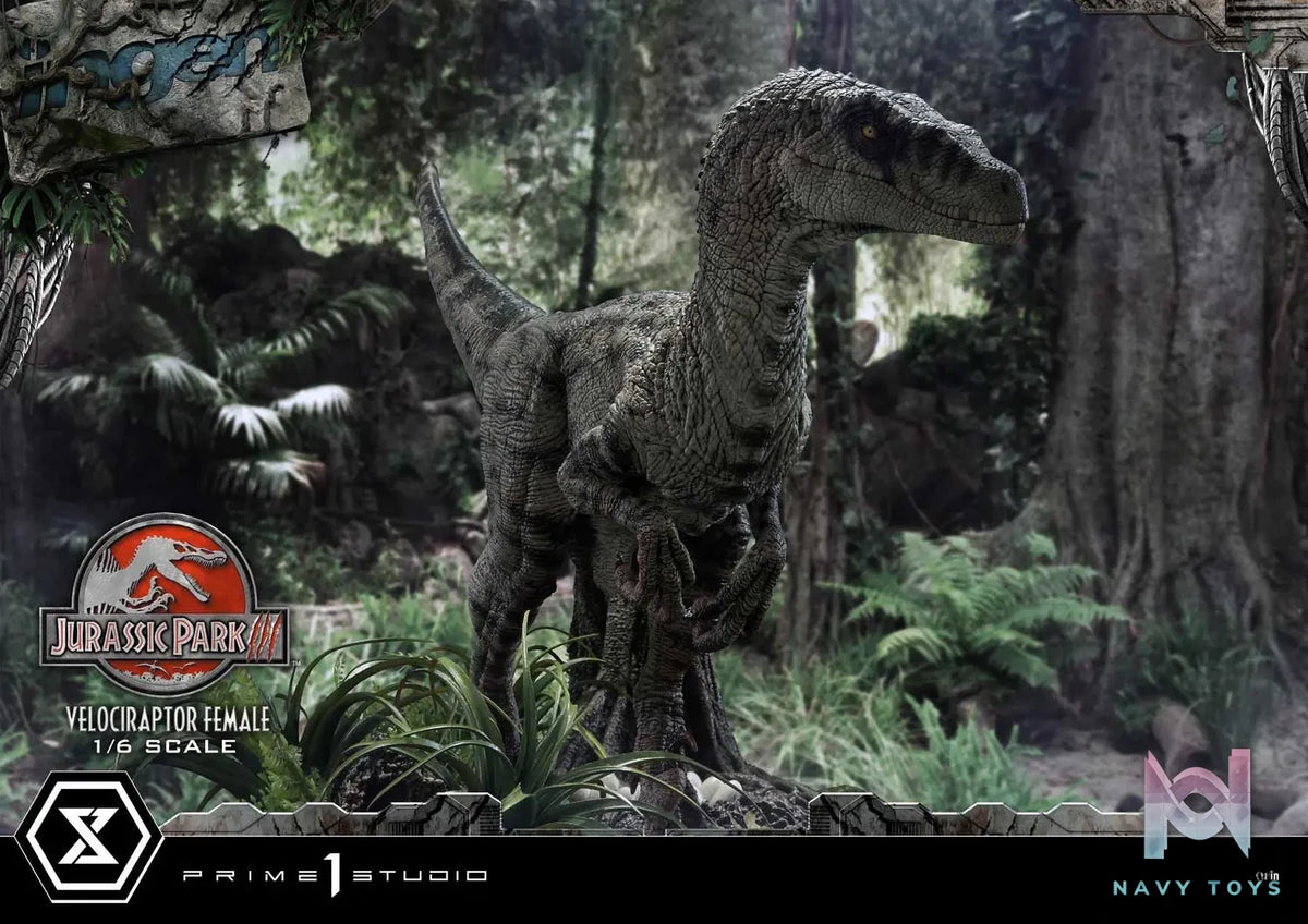Prime 1 Studio – Legacy Museum Collection Jurassic Park III (Film) Velociraptor Female LMCJP-11 LMCJP-11S (Licensed)