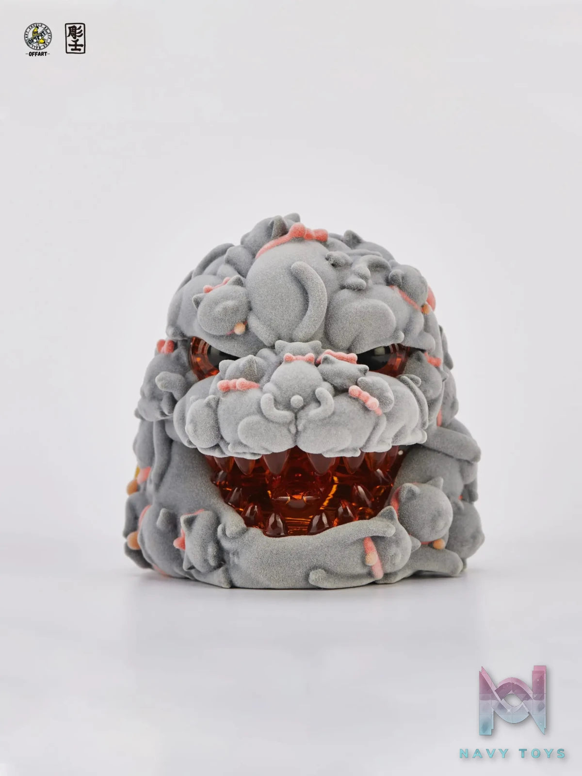 OFFART & A Ren – Flame Hundred Cats Mini – Flocked Version (Licensed)