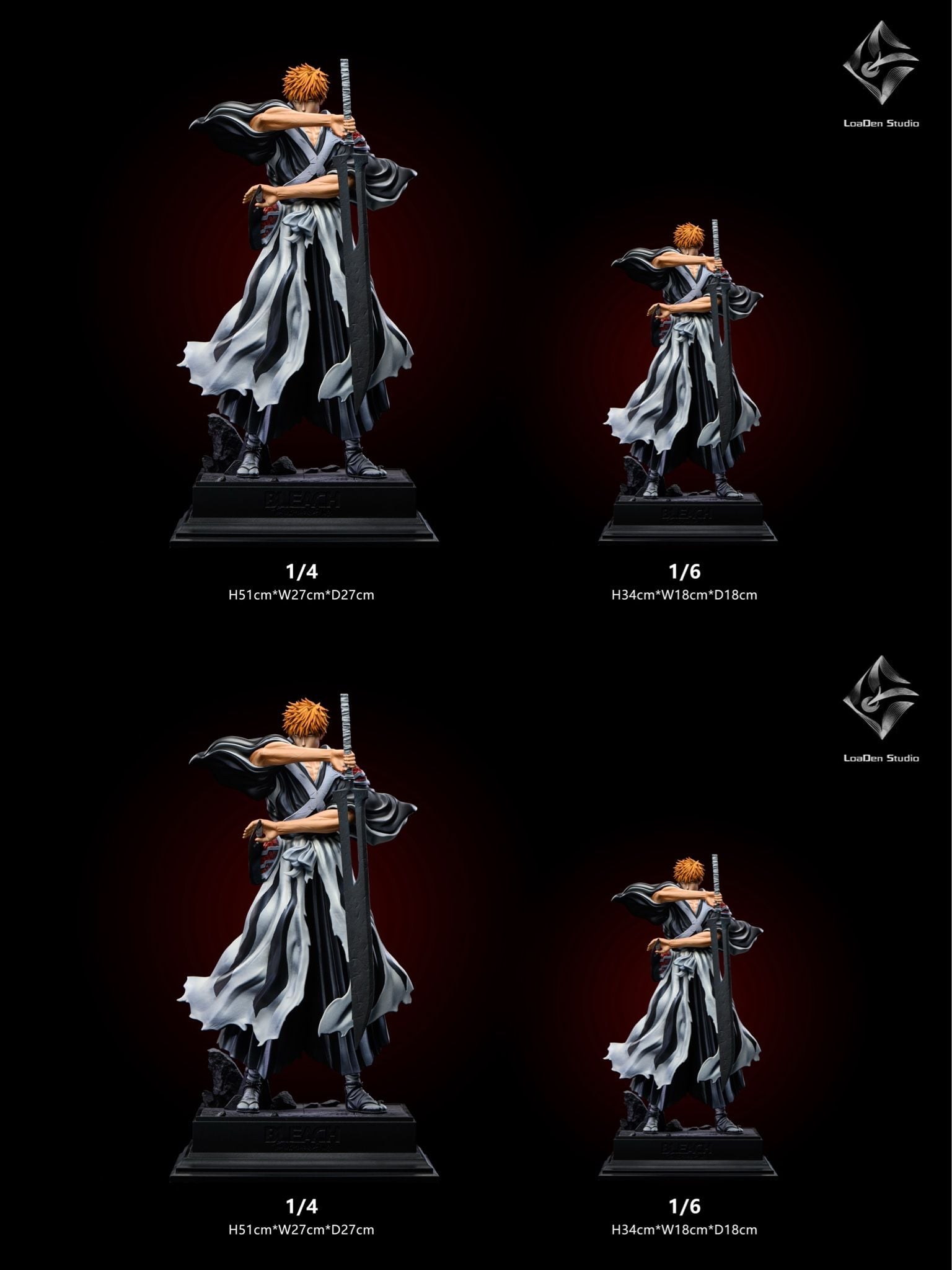 Kurosaki Ichigo - Bleach - LoaDen Studio resin statue loaden Studio anime figure