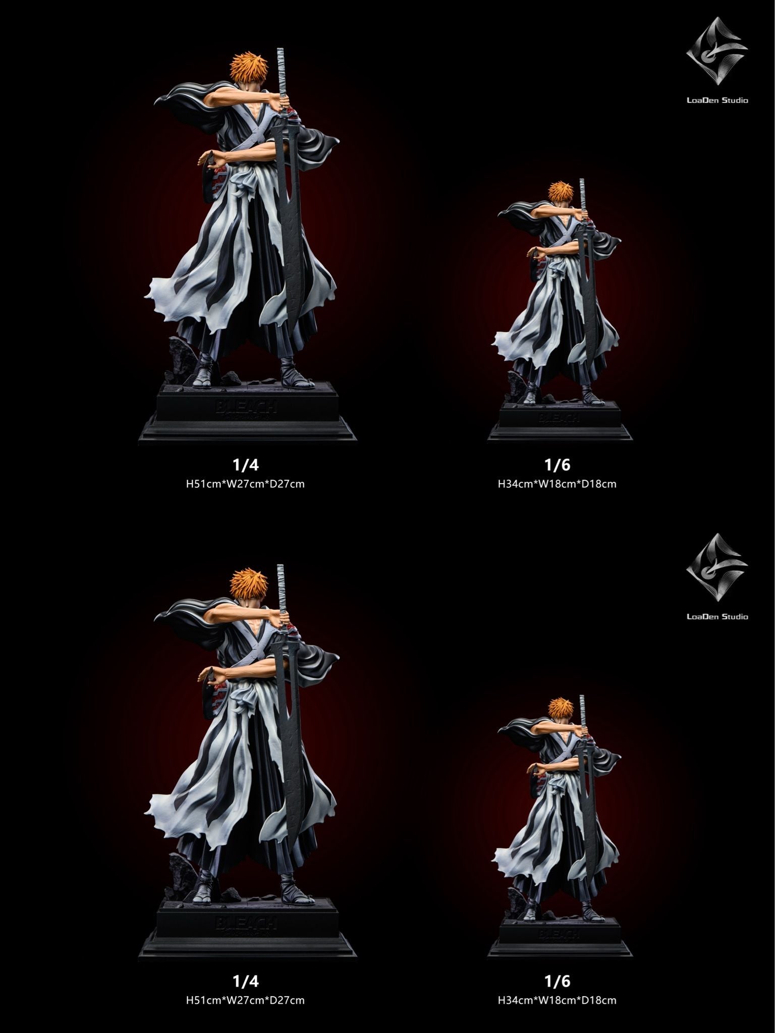 Kurosaki Ichigo - Bleach - LoaDen Studio resin statue loaden Studio anime figure