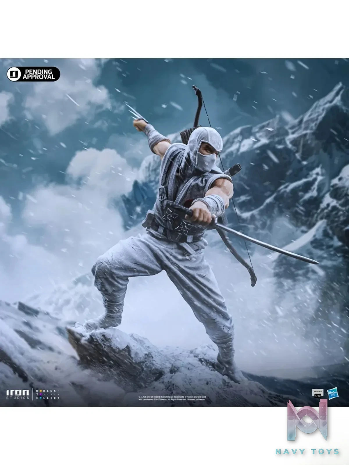 Iron Studio – G.I Joe Statue Storm Shadow Art Scale 1/10 HASBR118625-10 (Licensed)