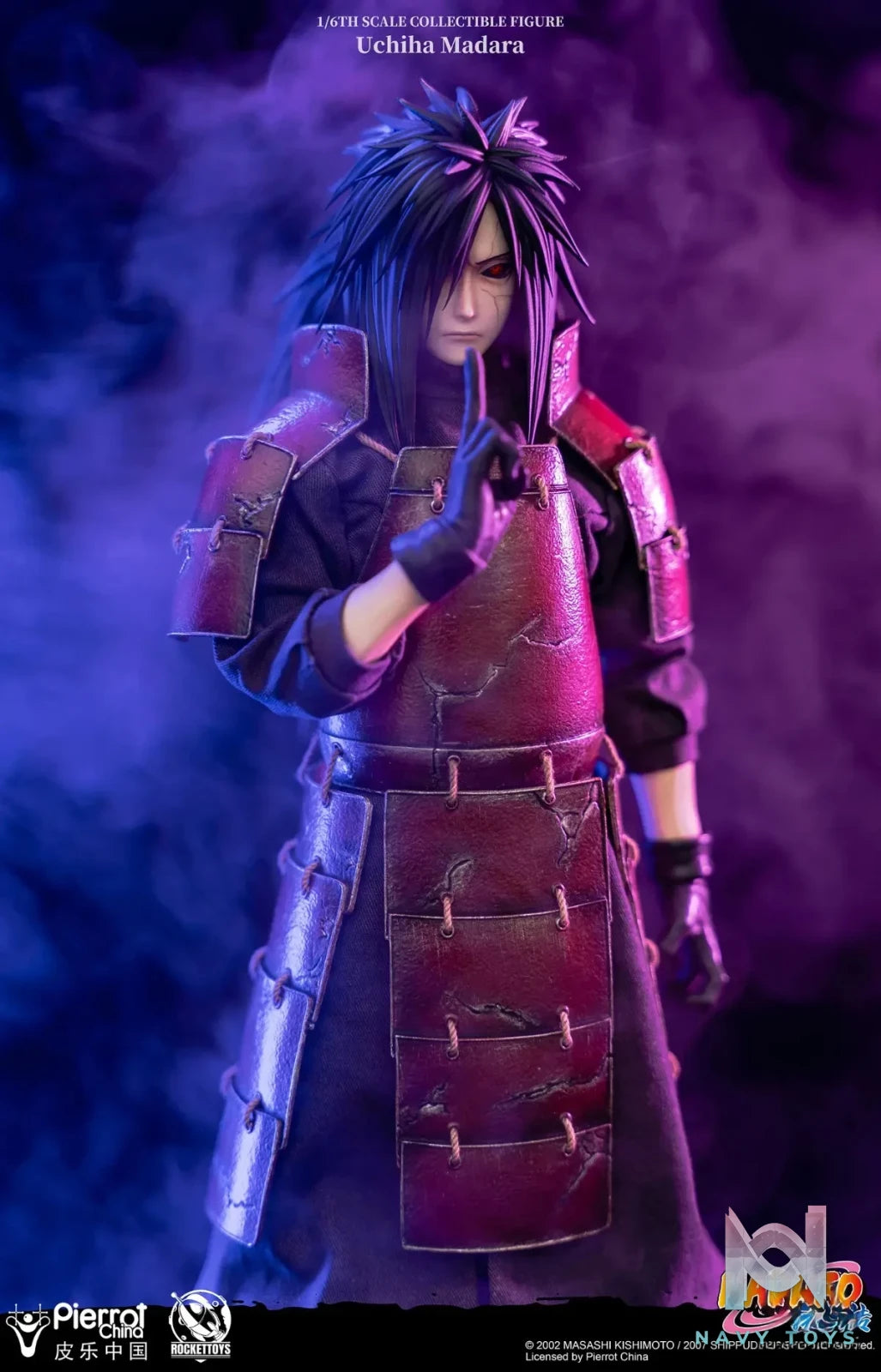 ROCKETTOYS Studio – Naruto Shippuden Uchiha Madara 1/6 Scale Action Figure ROC-005 (Licensed)