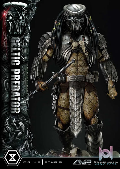 Prime 1 Studio Museum Masterline Alien vs. Predator Celtic Predator MMPR-05 MMPR-05S